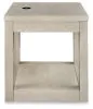 Ashley Furniture T791-2 Marxhart - Square End Table - Bisque