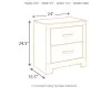 Ashley Furniture B070/31/36/72/97/92(2) Ashley Furniture B070/31/36/72/97/92(2) Culverbach - 6 Pc. - Dresser, Mirror, King Panel Bed, 2 Nightstands - Gray