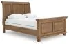 Ashley Furniture PCB779B14 Ashley Furniture PCB779B14 Feddinger - Queen Sleigh Bed - Medium Brown