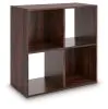 Ashley Furniture EA1055-2X2 Ashley Furniture EA1055-2X2 Glosmount - Four Cube Organizer - Cherry / Light Brown