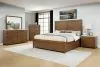 New Classic B463-040 Devonshire - Nightstand With Marble Top And USB Port - Cognac