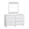 Liberty Furniture 523-YBR-DM Liberty Furniture 523-YBR-DM Cottage View - Dresser & Mirror - White
