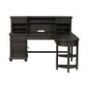 Liberty Furniture 879-HO-LSD Harvest Home - L Shaped Desk Set With Hutch - Chalkboard