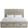 Riverside Furniture 73480-73483-73479 Cascade - King Upholstered Storage Bed - Dovetail