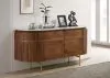 CoasterElevations 105145 Ortega - 4 Door Marble Top Sideboard Buffet Cabinet - Natural