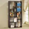 CoasterEveryday 800264 Theo - 7-Shelf Bookshelf - Cappuccino