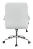 CoasterEssence 801767 Ximena - Upholstered Adjustable Mid Back Office Chair - White