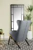 CoasterElevations 903053 Walker - Upholstered High Wingback Accent Chair - Slate