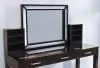 Furniture of America FOA-DK5685DG-PK Stephanie - Vanity Set - Obsidian Gray