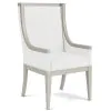 Riverside Furniture 82559 Hepburn - Upholstered Host Chair (Set of 2) - White