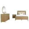 Coaster Fine Furniture 224300KW-S4 Arini - 4 Piece California King Bedroom Set - Sand Wash