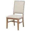 Coaster Fine Furniture 108542 Middleton - Upholstered Dining Side Chair Beige (Set of 2) - Natural