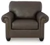 Benchcraft® 55503/20/14 Roxmere - 2 Pc. - Chair, Ottoman - Umber