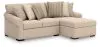 Benchcraft® 59404S2 LadyMae - 2-Piece Sectional With RAF Corner Chaise - Twill