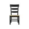 Intercon HD-CH-789W-RWR-RTA Hendricks - Ladder Chair - Rustic Wheat / Raven