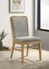 Coaster Fine Furniture 193732 Croyden - Dining Side Chair (Set of 2) - Gray / Weathered Natural