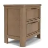 Riverside Furniture 42569 Jaxon - 2-Drawer Nightstand - Casual Mink