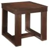 Ashley Furniture T481-2 Watson - Dark Brown - Square End Table --Testing