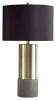 Ashley Furniture L243164 Jacek - Metal Table Lamp (Set of 2) - Gray / Brass Finish