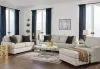 Ashley Furniture 33104/38/35/20/14 Ashley Furniture 33104/38/35/20/14 Vayda - 4 Pc. - Sofa, Loveseat, Chair, Ottoman - Pebble