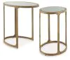 Ashley Furniture A4000624 Irmaleigh - Accent Table Set (Set of 2) - Antique Black