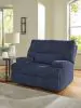 Ashley Furniture 9360782 Ashley Furniture 9360782 Acklen Place - Wide Seat Power Recliner - Navy