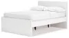 Ashley Furniture EB9630B11 Ashley Furniture EB9630B11 Onita - Full Panel Platform Bed With 1 Side Storage - White