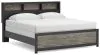Ashley Furniture PCB1118B6 Ashley Furniture PCB1118B6 Broachmyn - King Bookcase Bed - Black / Gray