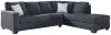 Ashley Furniture 87213S3 Ashley Furniture 87213S3 Altari - Right Arm Facing Corner Chaise With Sleeper 2 Pc Sectional - Slate