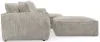 Jackson Furniture Industries 2306/63/76/28-01 Jackson Furniture Industries 2306/63/76/28-01 Bucktown - 2 Piece Sofa / RSF Chaise With Extra Thick Cuddler Seat Cushions & Cocktail Ottoman - Parchment
