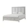 New Classic 00-2442-200 New Classic 00-2442-200 Fiona - 6/0 California King Bed - Mist Gray