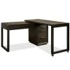 Riverside Furniture 23932 Prelude - Swivel Lift Top L-Desk - Dark Brown