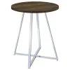 CoasterEveryday 183516 Burkhart - Round Pub Height Bistro Bar Table - Brown Oak
