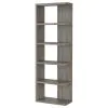 CoasterEveryday 800553 Harrison - 5-Shelf Bookshelf - Weathered Gray
