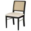 Coaster Fine Furniture 108932BLK Arini - Rattan Cane Dining Side Chair (Set of 2) - Black