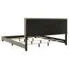 Coaster Fine Furniture 300851KE Dorian - Fabric Upholstered Eastern King Panel Bed - Taupe