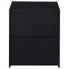 Coaster Fine Furniture 315852 Westpark - 2-Drawer Nightstand LED Lights And USB - Black
