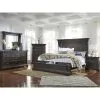 Pulaski Furniture P012-BR-K2 Caldwell - Queen Storage Bed - Deep Brown
