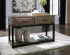 Ashley Furniture T444-4 Johurst - Sofa Table - Grayish Brown