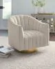 Ashley Furniture A3000241 Penzlin - Swivel Accent Chair - Pearl