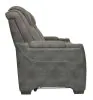 Ashley Furniture 2200415 Next-Gen Durapella - Power Reclining Sofa/Adj Headrest - Slate