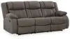 Ashley Furniture 68804/88/86 Ashley Furniture 68804/88/86 First Base - 2 Pc. - Reclining Sofa, Reclining Loveseat - Gunmetal