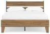 Ashley Furniture EB1866B2 Deanlow - Full Platform Panel Bed - Honey