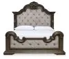 Ashley Furniture B947B4 Maylee - King Upholstered Bed - Dark Brown