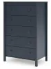 Ashley Furniture EB1528-245 Simmenfort - Five Drawer Chest - Navy Blue