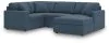 Ashley Furniture 92121S65 Ashley Furniture 92121S65 Modmax - 4-Piece Sectional With Raf Corner Chaise, With Laf Corner Chair - Ink
