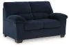 Ashley Furniture 24205/38/35 Ashley Furniture 24205/38/35 SimpleJoy - 2 Pc. - Sofa, Loveseat - Navy