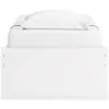 Ashley Furniture EB9630B6 Ashley Furniture EB9630B6 Onita - Twin Platform Bed With 1 Side Storage - White