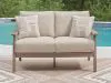 Ashley Furniture PCP422-835 Grover Beach - Loveseat With Cushion - Driftwood
