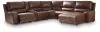 Ashley Furniture PCU62607S6 Ashley Furniture PCU62607S6 DeepWakes - 6-Piece Power Reclining Sectional With RAF Press Back Power Chaise And Storage Console - Canyon